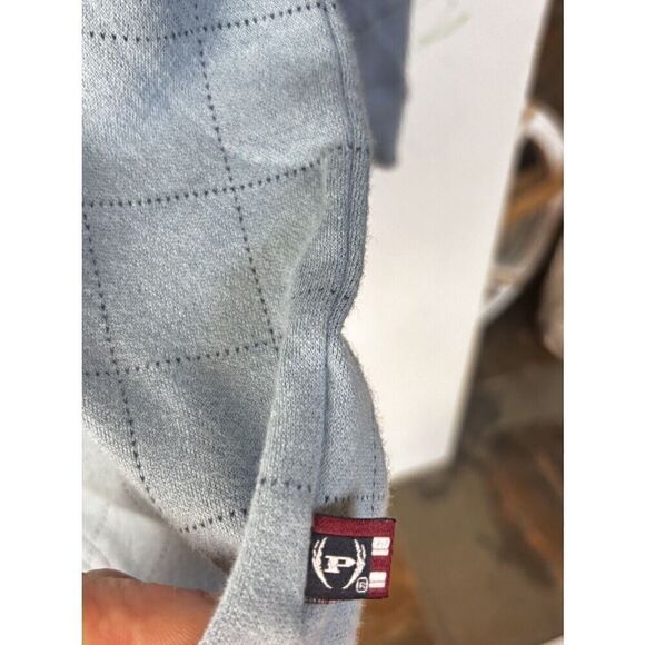 Vintage Phat  Farm Men’s Long Sleeve Baby Blue Three Button Closure Shirt Size X - Picture 7 of 12